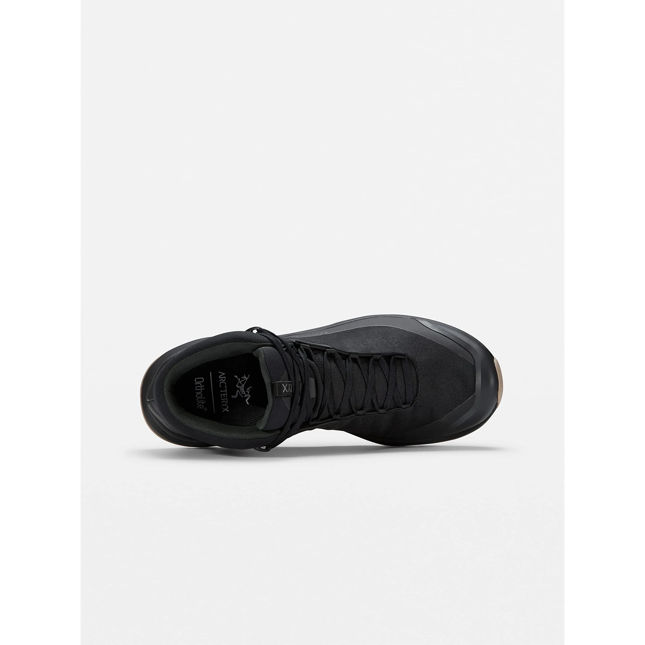 Arc'teryx Aerios FL Mid GTX Boot Women's | Fast and Light Agile Supportive Hiking Footwear | Black/Fallow, 9.5