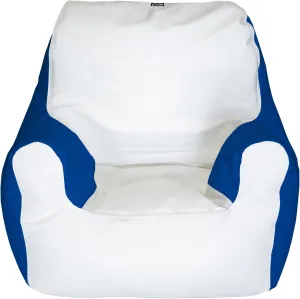 Armchair Marine Beanbag, Medium, Multi (White/Royal)