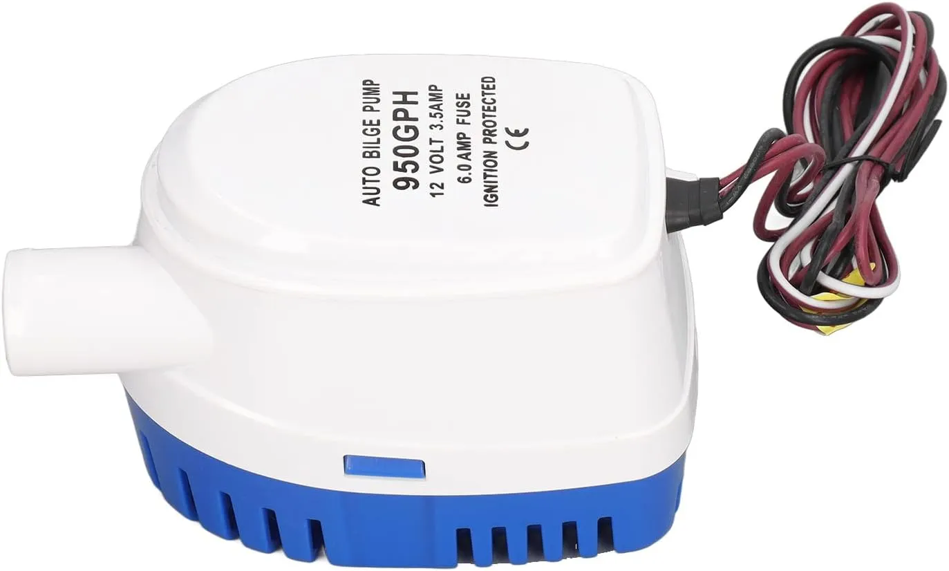 Automatic Bilge Pump Dc 12v Plastic Filter Boat Water Pump Marine Yacht (950GPH)