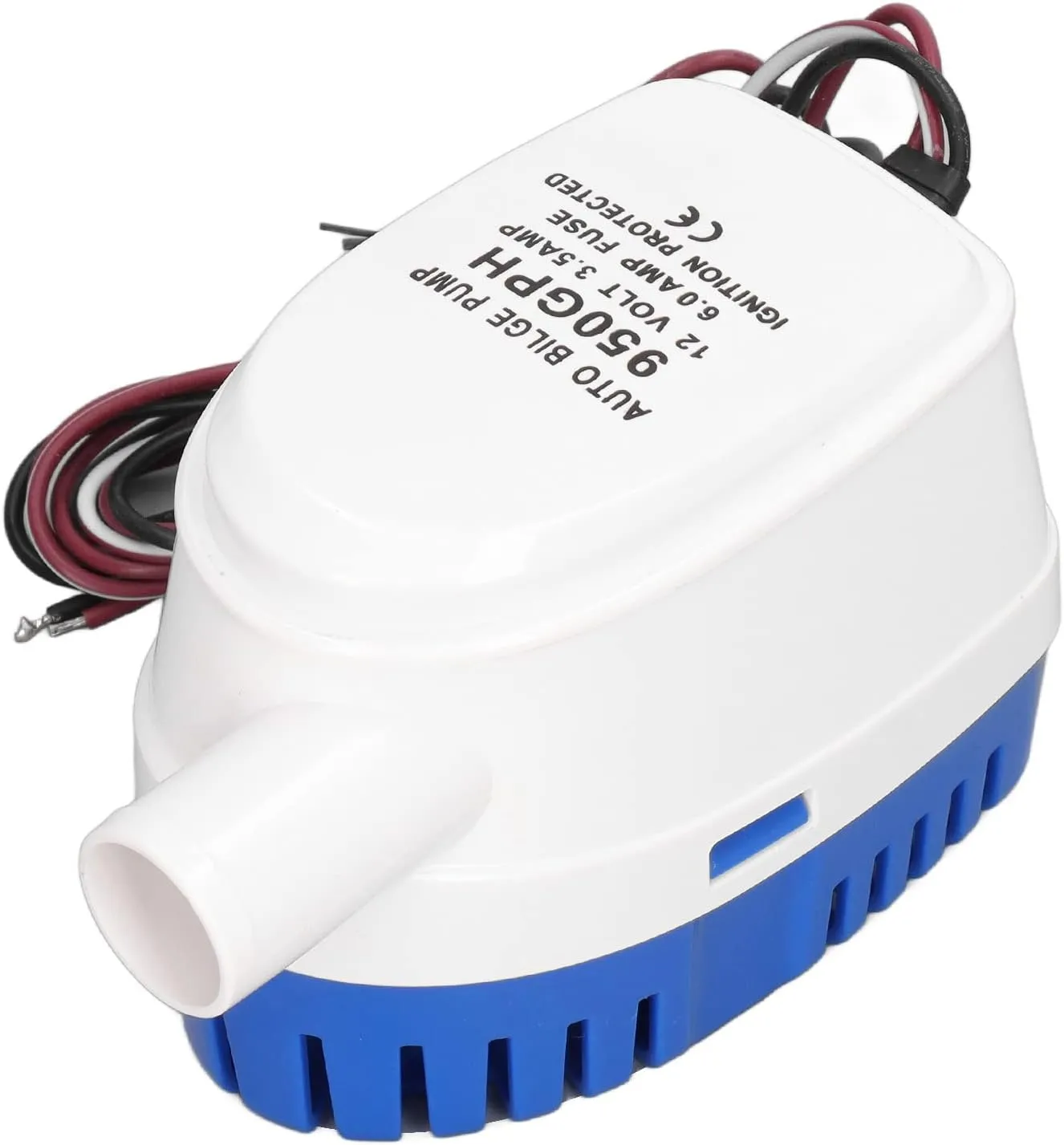 Automatic Bilge Pump Efficient Easy Cleaning Marine Yacht Plastic (950GPH)