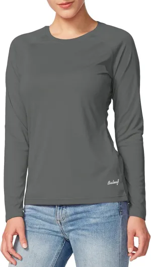 baleaf Women's UPF 50  Sun Shirts Long Sleeve UV Protection Rash Guard Lightweight Quick Dry SPF Hiking Tops Outdoor
