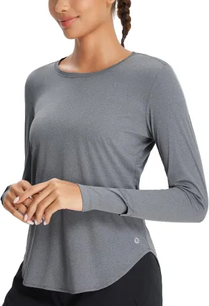 baleaf Women's UPF 50  Sun Shirts UV Protection Long Sleeve Rash Guard Lightweight Quick Dry SPF Outdoor Hiking Clothing