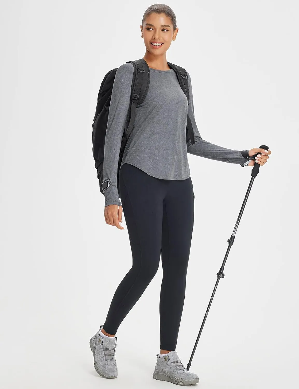 baleaf Women's UPF 50  Sun Shirts UV Protection Long Sleeve Rash Guard Lightweight Quick Dry SPF Outdoor Hiking Clothing