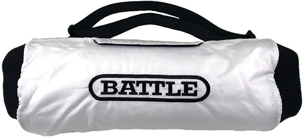 Battle Sports Football Hand Warmer – Water Repellent Hand Warmer Pouch with Pockets, Adjustable Waist Strap, Velcro Breakaway Safety System for Cold Weather Performance