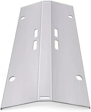 BBQ Grill Heat Plates for Cuisinart Gas Grill CGG-200, CGG-220, CGG-240, Stainless Steel Grill Heat Shield Gas Grill Replacement Parts Accessories 16 Inch for All Foods Portable Gas Grillls
