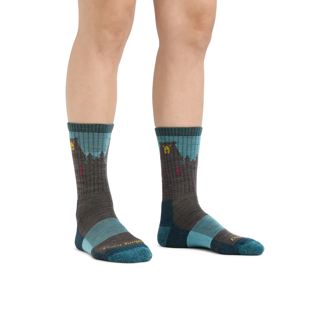 Bear Town Micro Crew Lightweight Hiking Sock