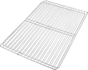 BESTonZON 2Pcs Stainless Steel Grill Net for Outdoor Barbecue Mesh Design Uniform Heat Distribution for Cooking Fish Vegetables Burgers More Durable BBQ Grill Rack