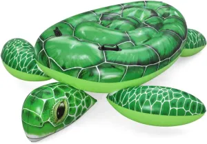 Bestway Inflatable Turtle Ride On for Kids Swimming Pool Inflatable, Swim Float, Pool Toys for Boys and Girls