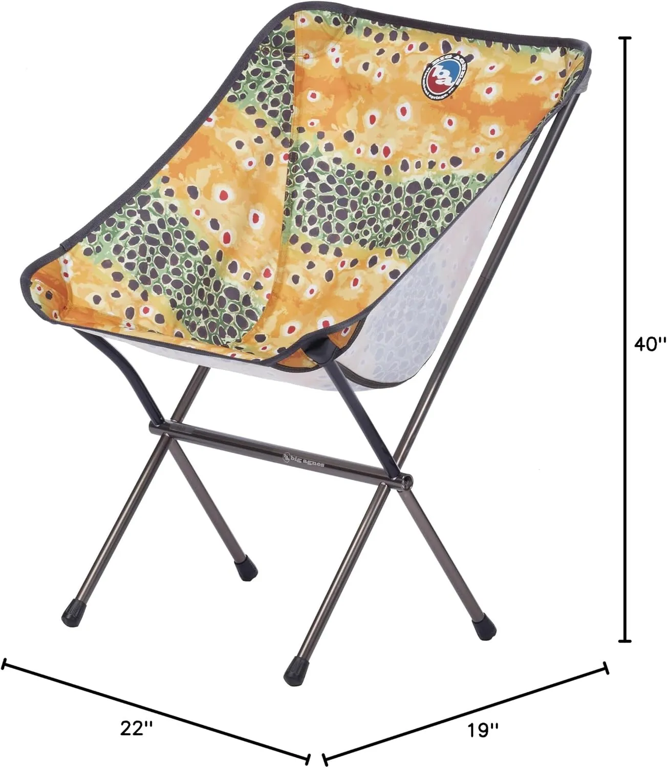 Big Agnes Mica Basin Chair- Ultralight, Portable Chair for Camping and Backpacking