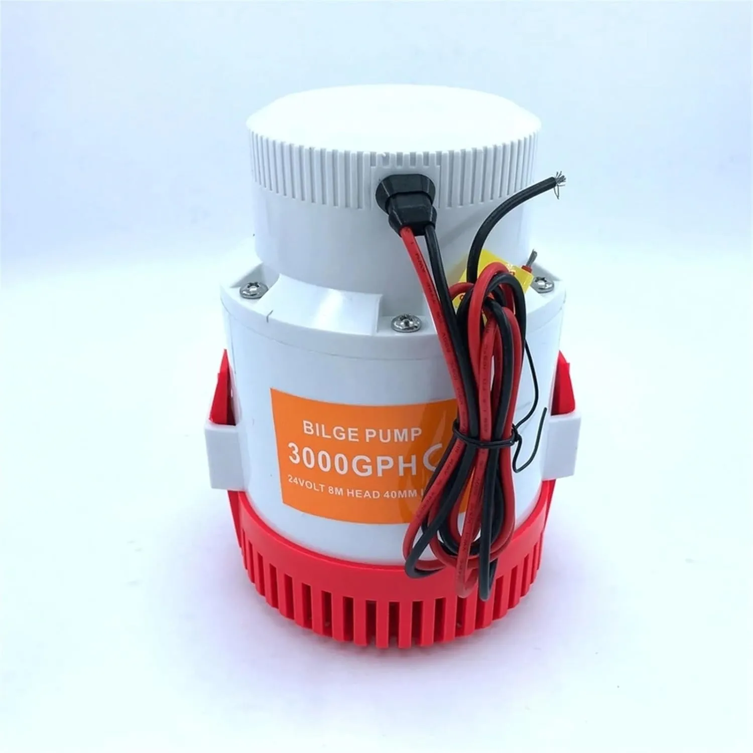 Bilge Submersible Water Pump 12V 24V 3000GPH Micro Boat Seaplane Motor Homes Houseboat Filter Accessories(3000GPH 24V)