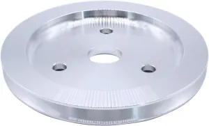 Billet Aluminum Short Water Pump SWP 1 Groove Crank Pulley Compatible for Chevy SBC 350