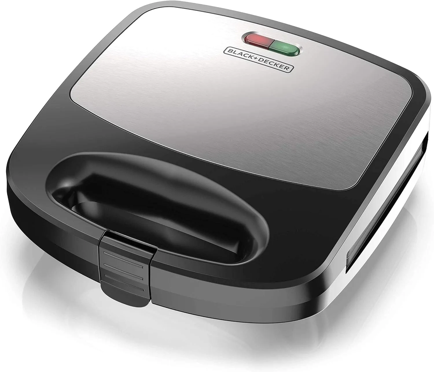 BLACK DECKER 3-in-1 Waffle Iron, WM2000SD, Grill and Sandwich Press, Non-Stick Removable Plates, Space Saving Compact Design