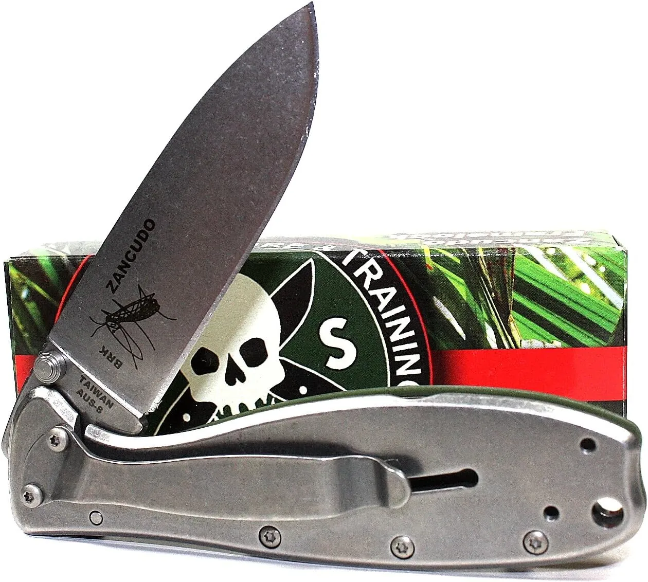Blue Ridge Knives Olive Drab/Stonewash Zancudo Framelock Folder