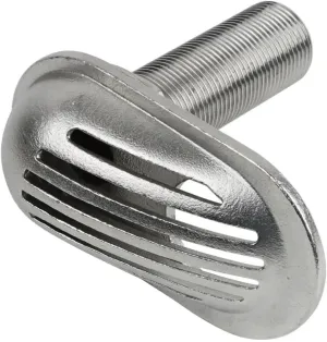 Boat Intake Strainer 316 Stainless Steel Marine Water Inlet Filter Filtering Hose Thru-Hull Pump Scoop Fitting Yacht Accessories(0.75 inch thread)