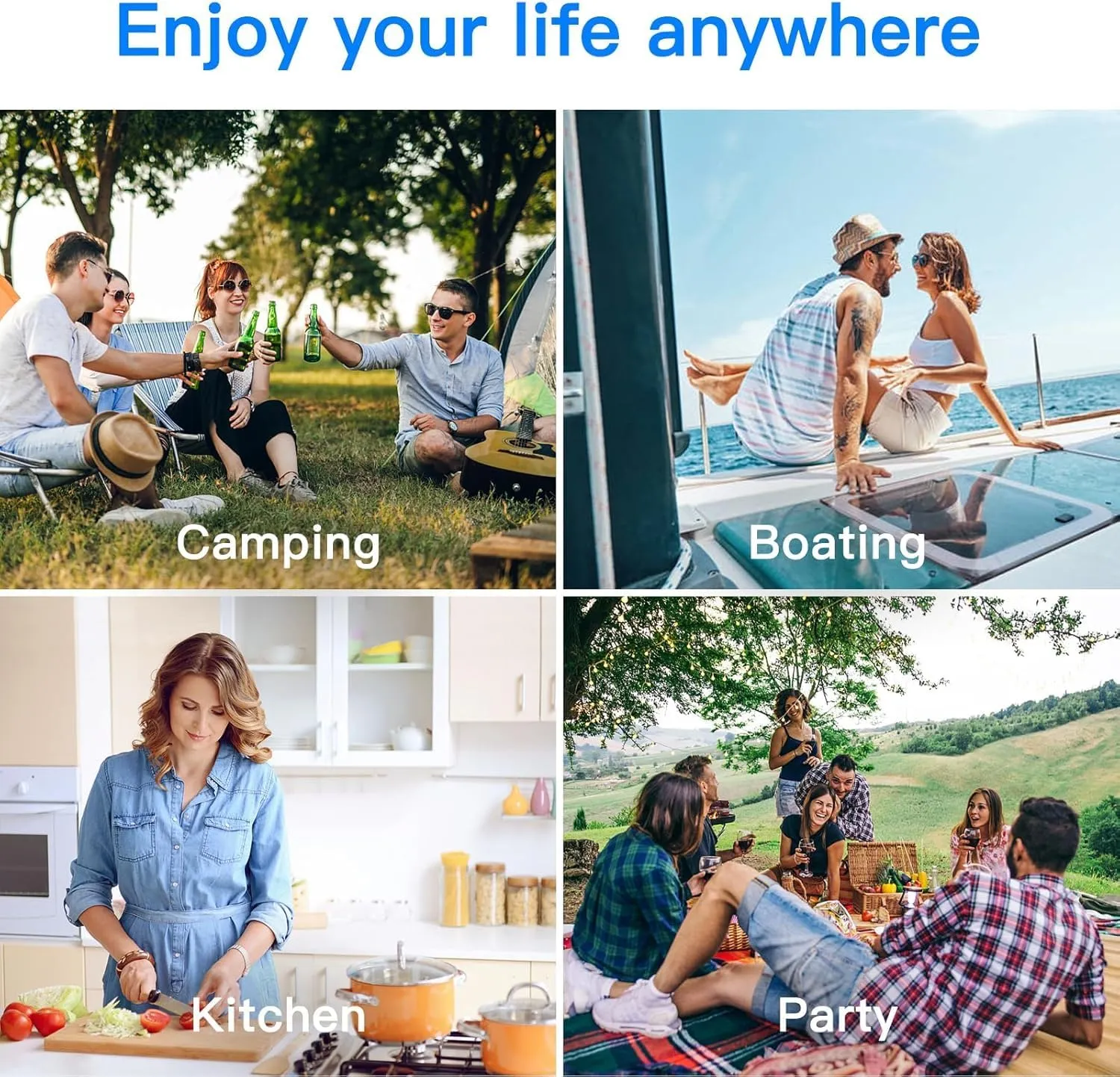 BODEGACOOLER 12 Volt Car Refrigerator,53 Quart Portable Freezer,Dual Zone Car Fridge APP Control,-4℉-68℉ RV Electric Compressor Cooler 12/24V DC 100-240V AC for Outdoor,Camping,Travel,Road Trip