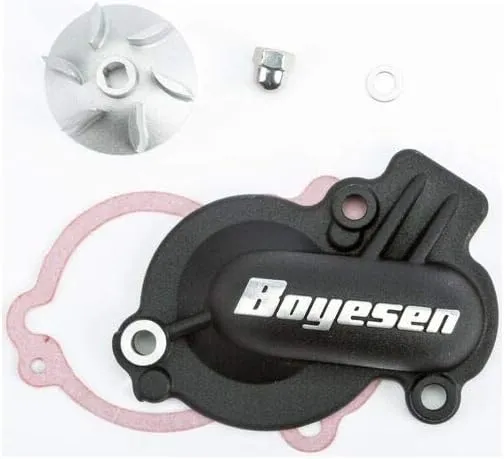 Boyesen WPK-45AB Supercooler Water Pump Cover and Impeller Kit Black