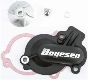 Boyesen WPK-45AB Supercooler Water Pump Cover and Impeller Kit Black