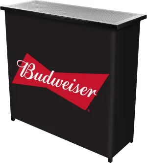 Budweiser Two Shelf Portable Bar with Case
