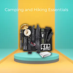 Camping and Hiking Essentials Pack 13-in-1