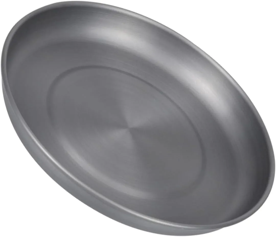 Camping Convenience at Its Best Aluminum Alloy Tableware Set Plate Dish Tray Case Bbq Plate Compact Size Easy to Carry