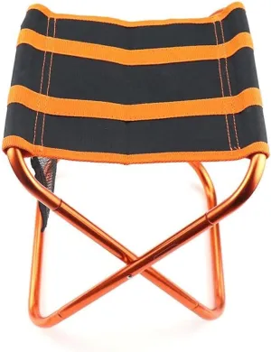 Camping Folding Chairs Ultralight Aviation Aluminum Outdoor Folding Stool Mini Camping Chair Fishing Picnic BBQ Seat Bag