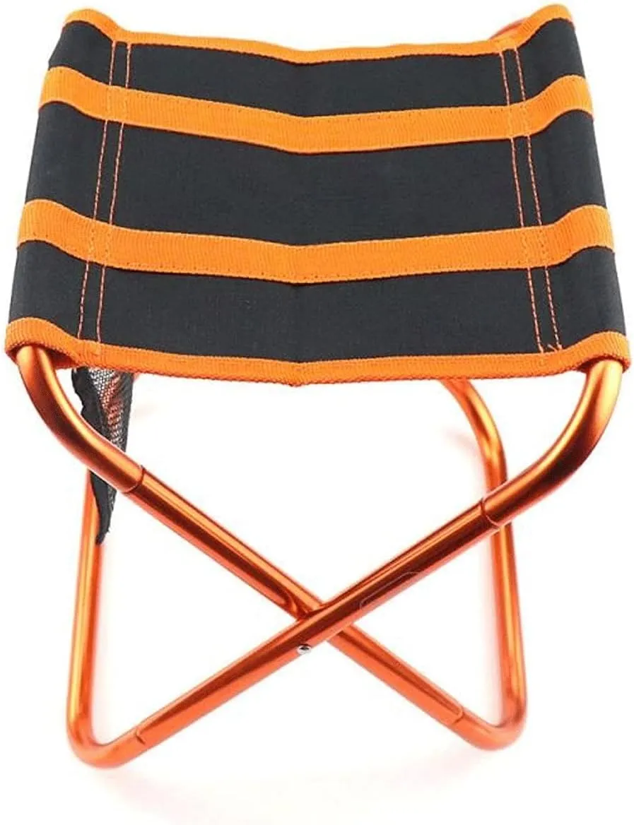 Camping Folding Chairs Ultralight Aviation Aluminum Outdoor Folding Stool Mini Camping Chair Fishing Picnic BBQ Seat Bag