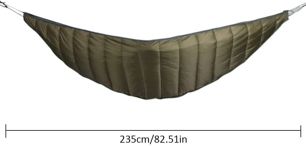 Camping Full Length Hammock Underquilt Ultralight Winter Warm Under Quilt Blanket Outdoor Cotton Hammock