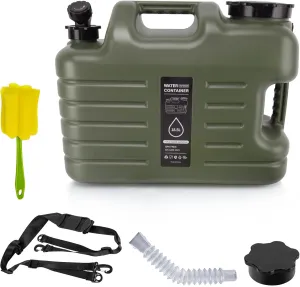 Camping Water Container, 5 Gallon (18.5L) Camping Water Jug With Spigot, Portable Emergency Water Tank For Camp-ing, Outdoor Hiking, BBQ, Picnic, Emergency Stroage, BPA Free