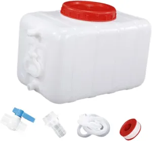 Camping Water Storage Carrier Jug Water Container Tank Rectangular Outdoor Water Bucket for Fishing, Backpacking, Outdoor