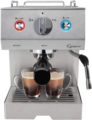 Capresso Cafe Select Professional Stainless Steel Espresso & Cappuccino Machine