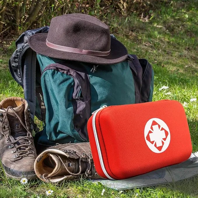 Car First Aid Kits 275Pcs Survival Gear Home Travel Size Small Emergency Kit Tactical Hiking EVA Camping Essentials Backpack Sports Office Boat Urgent Accident