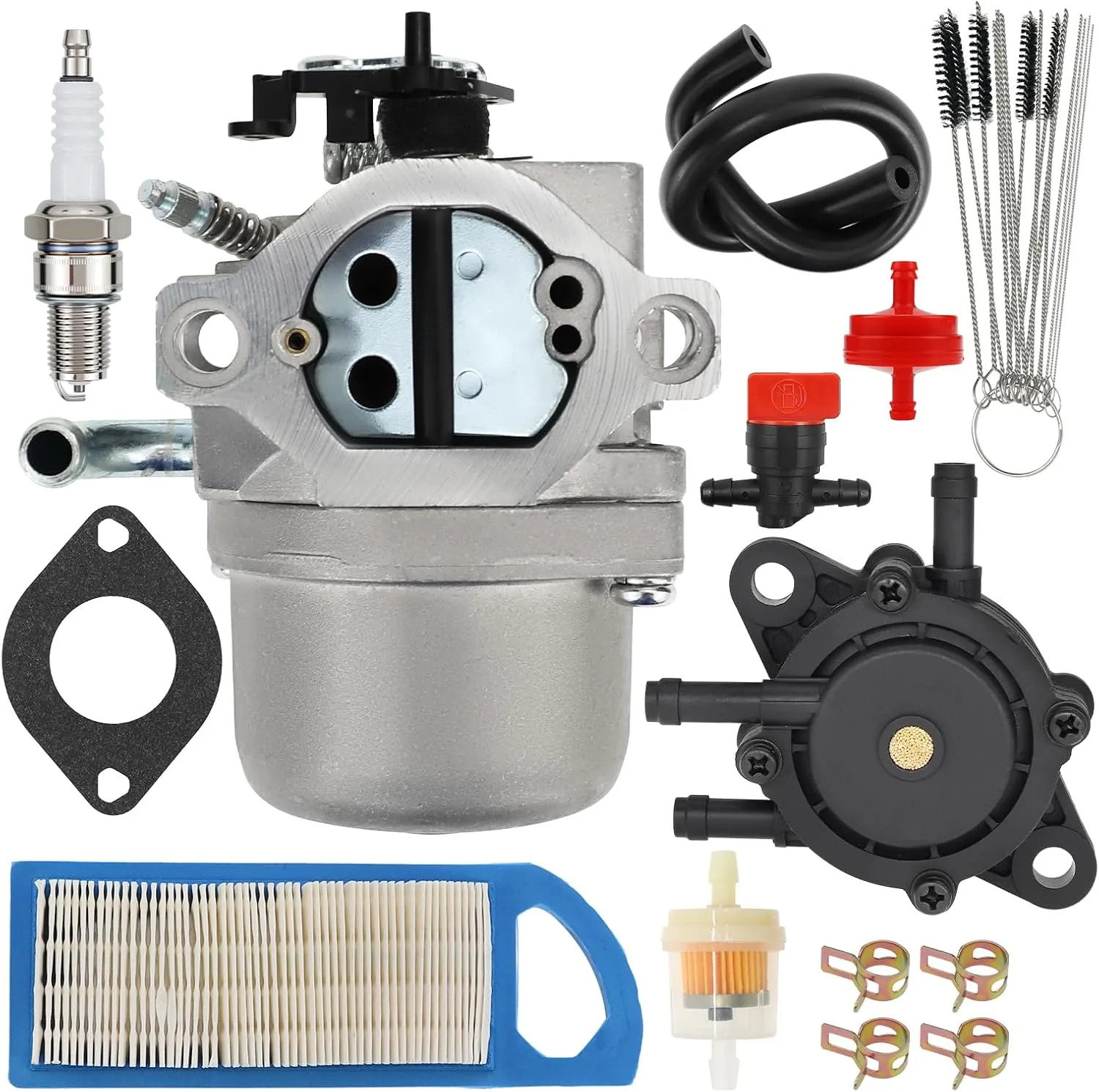 Carbman 590399 796077 Carburetor for Briggs & Stratton 21A807 21A877 21A902 21A907 21A977 Series Engines Carb with Fuel Line Mounting Gasket Kit