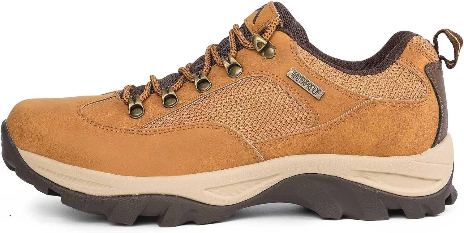 CC-Los Men's Hiking Shoes | Waterproof Work Shoes | Non-Slip & Comfortable Walking Size 7.5-14