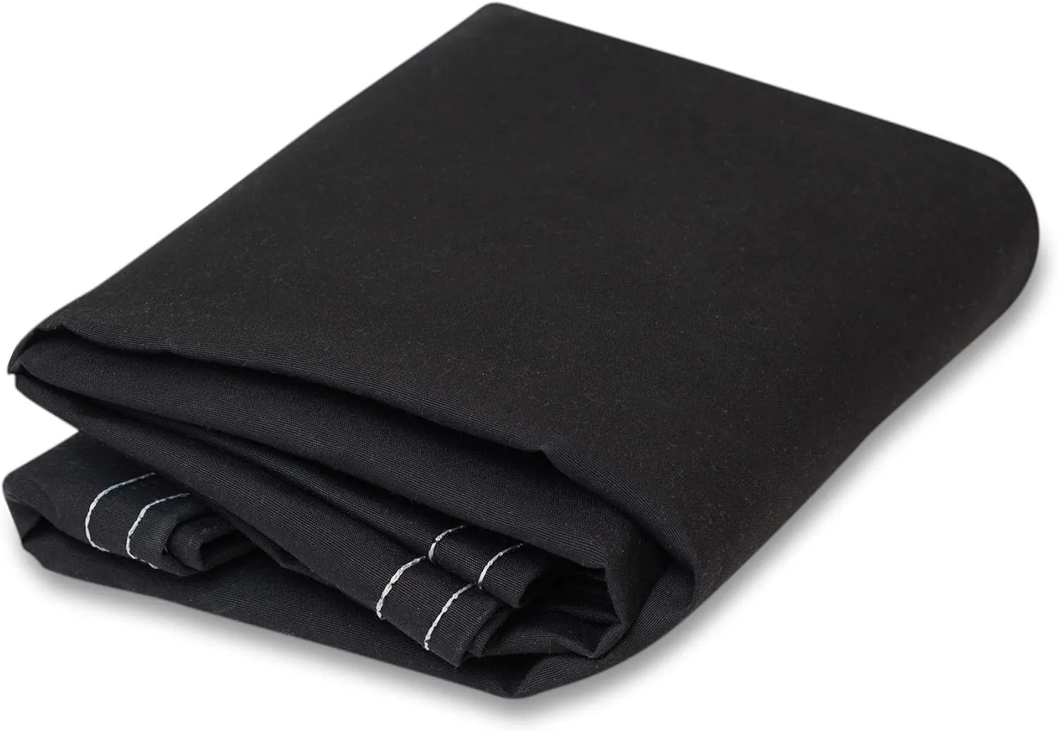 CCS Waterproof Iron Horse Canvas Tarp – Heavy Duty Silicone-Treated Polyester Tarpaulin with Rustproof Grommets for Awnings, Camping, Construction, Equipment Cover & Outdoor Use (Black, 8x10 Ft)