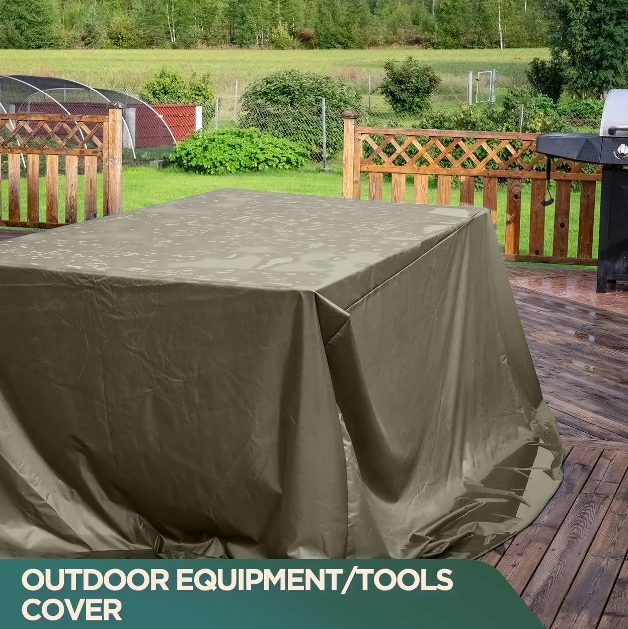 CCS Waterproof Iron Horse Canvas Tarp – Heavy Duty Silicone-Treated Polyester Tarpaulin with Rustproof Grommets for Awnings, Camping, Construction, Equipment Cover & Outdoor Use (Black, 8x10 Ft)