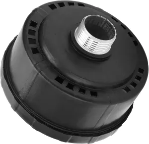 Central Pneumatic Compressor Parts, Air Compressor Filter, 3/4 25mm Filter Intake Dia 80mm Plastic Shell Air Compressor Air Compressor Parts Round Muffler