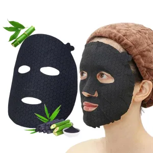 Charcoal Facial Masque Paper Cleansing Disposable Face Masque Sheet Beauty Salon Skin Care 50pcs Elitzia ET32616