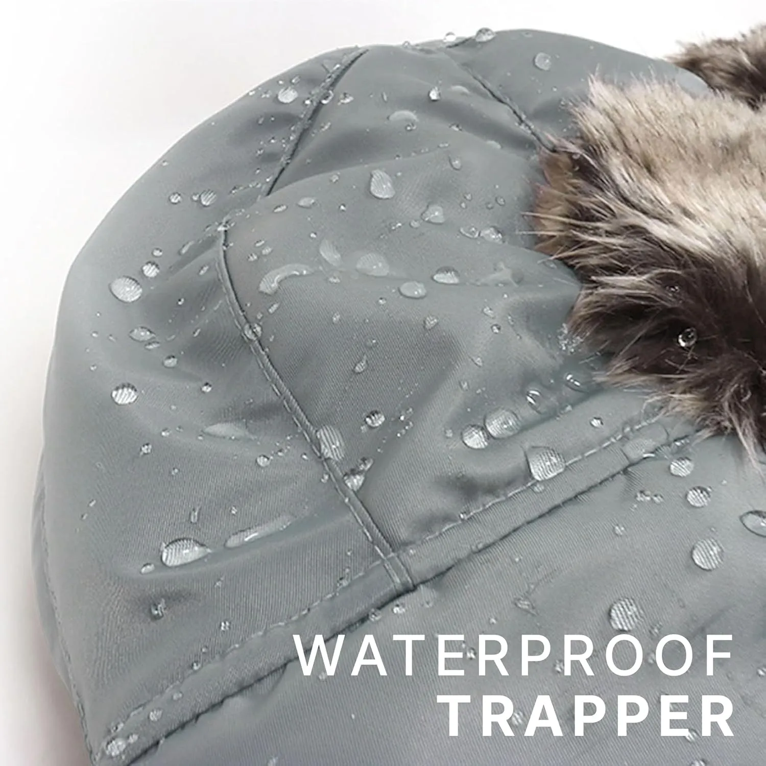 CHOK.LIDS Waterproof Winter Trappers Unisex Premium Strength Ushanka Ear Flap Chin Strap Cold Weather Outdoor
