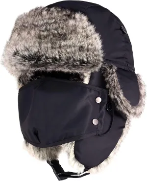CHOK.LIDS Waterproof Winter Trappers Unisex Premium Strength Ushanka Ear Flap Chin Strap Cold Weather Outdoor