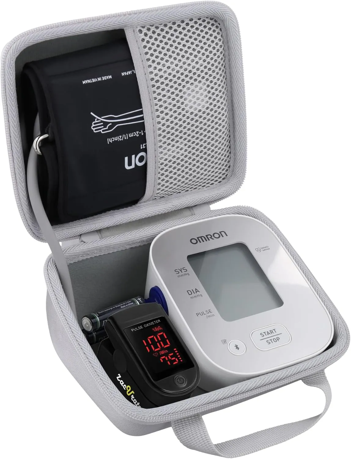 co2CREA Hard Case for OMRON Bronze Upper Arm Blood Pressure Monitor BP5150