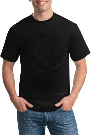 Collective Music Soul Shirt Men's Comfortable Casual Cotton Short-Sleeve Tshirt Cool Pattern Tees Top Black