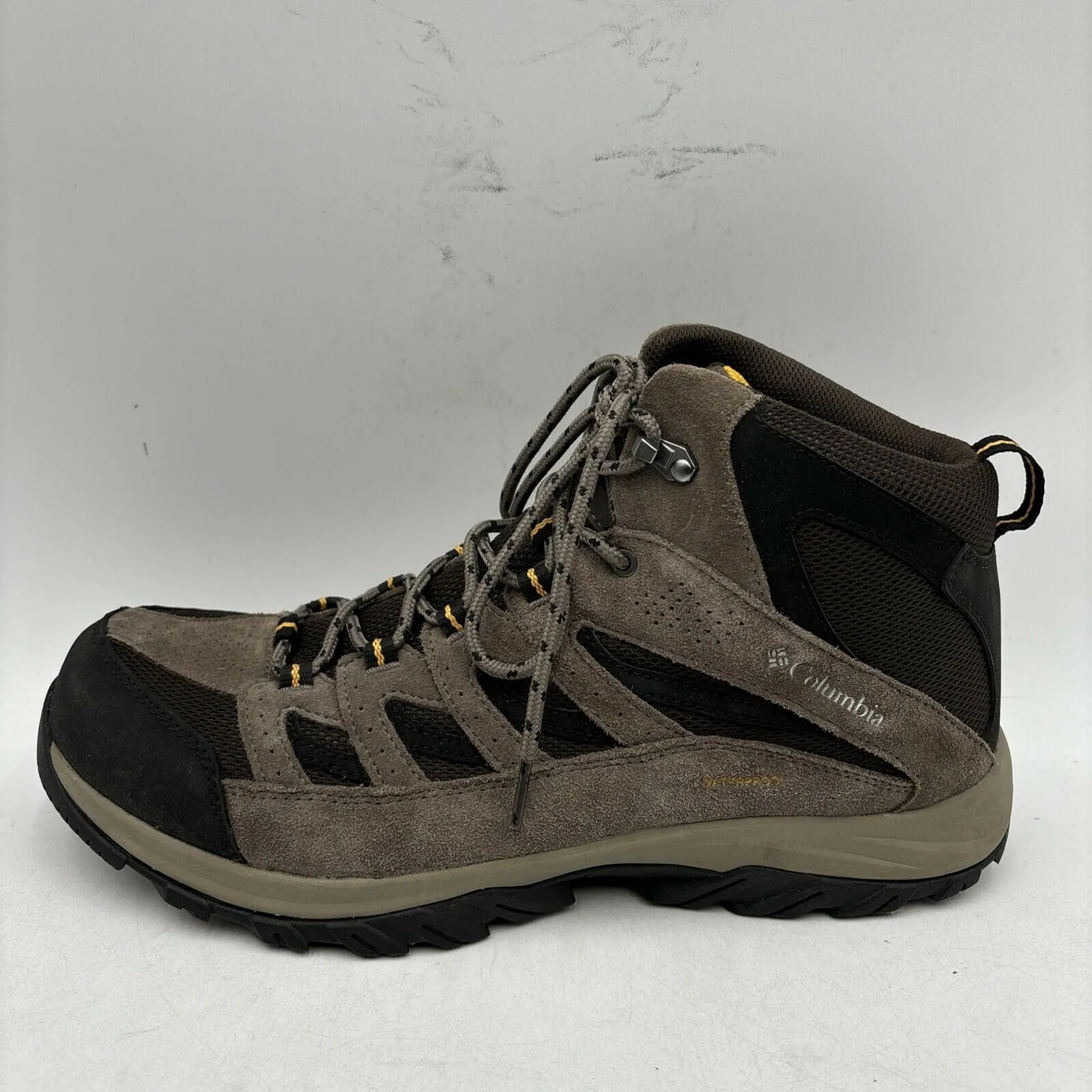 Columbia Crestwood Cordovan/Squash Mid Waterproof Hiking Boots, Men’s Size 13 - Very Good