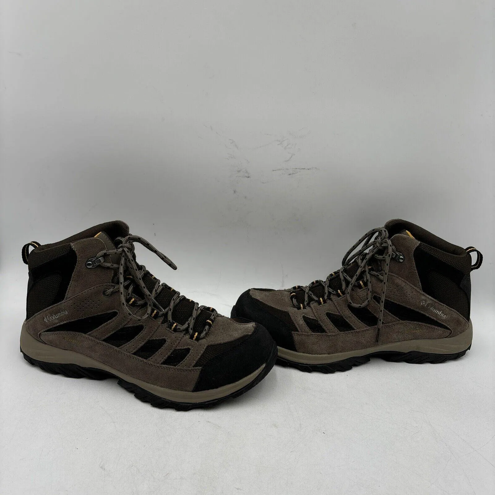 Columbia Crestwood Cordovan/Squash Mid Waterproof Hiking Boots, Men’s Size 13 - Very Good