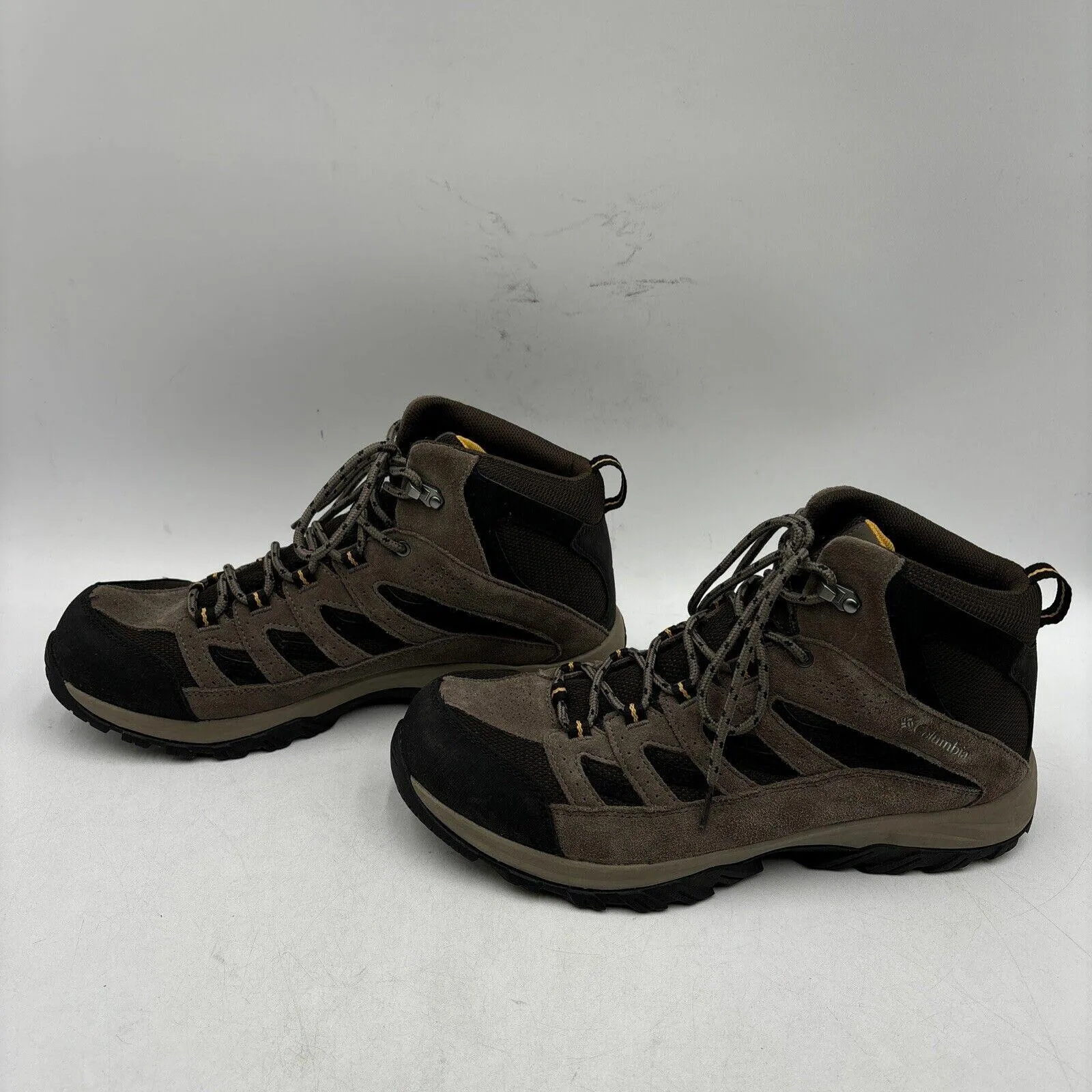 Columbia Crestwood Cordovan/Squash Mid Waterproof Hiking Boots, Men’s Size 13 - Very Good