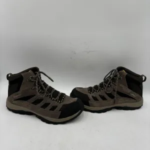 Columbia Crestwood Cordovan/Squash Mid Waterproof Hiking Boots, Men’s Size 13 - Very Good