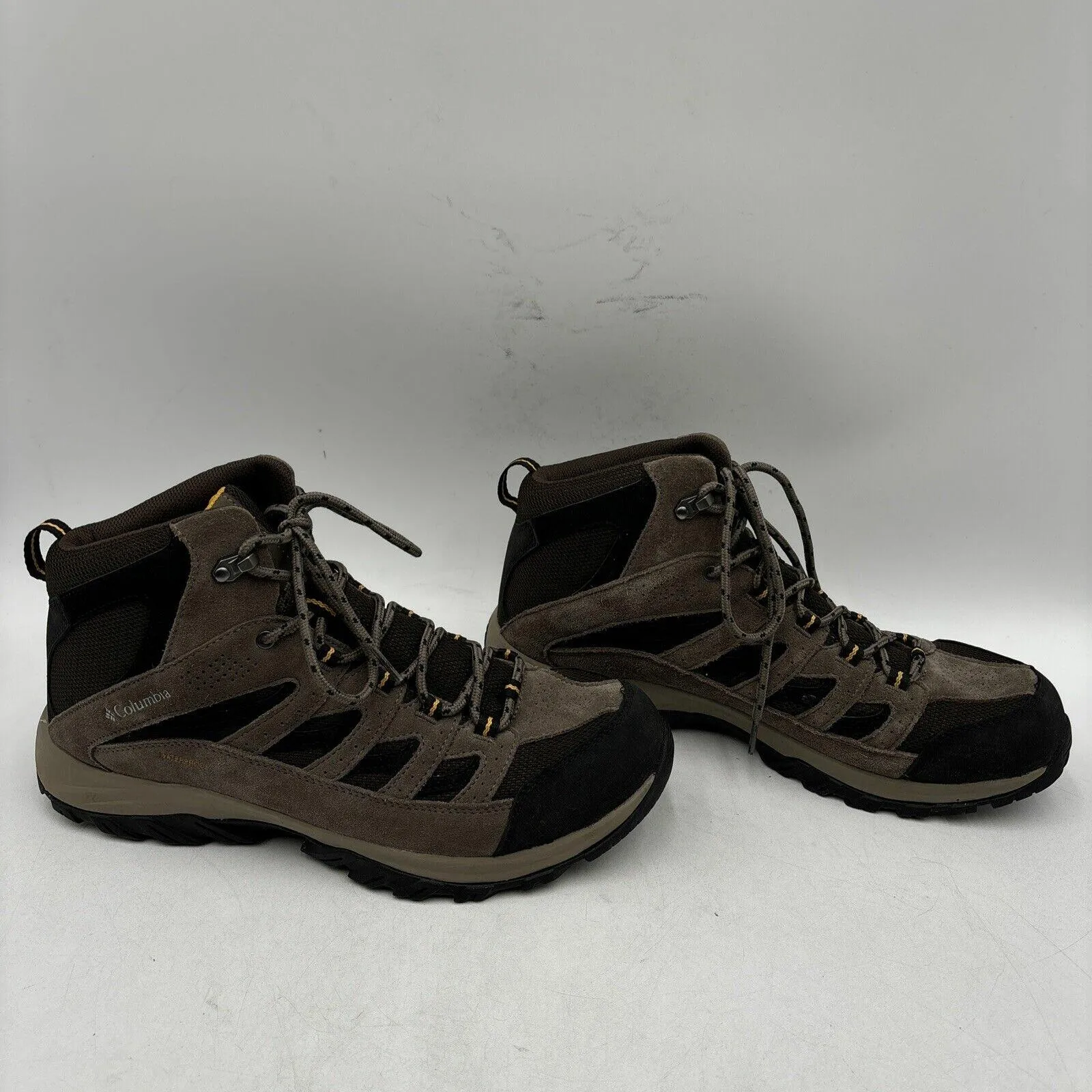 Columbia Crestwood Cordovan/Squash Mid Waterproof Hiking Boots, Men’s Size 13 - Very Good