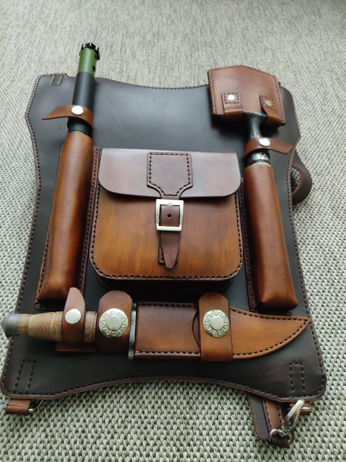 Comfortable Bushcraft Kit Elegant Kit Kit: Genuie Backpack Tactical Shovel, Camper Bowsaw, Leather Survival with On-sale Sheath All-in-One Knife