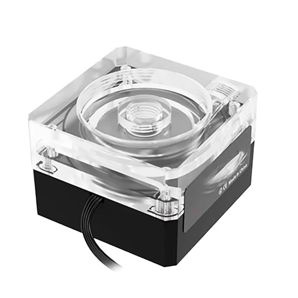 CPU Water Cooler Pump,Pump for PC Water Cooling Systems-Support PWM -800L/H-G1/4 Threaded Hole
