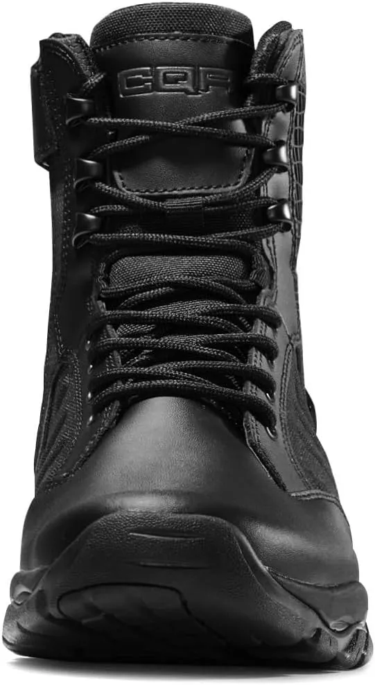CQR Men's Military Tactical Boots, Lightweight 6 Inches Hiking Combat Boot Durable Breathable Outdoor Work Motorcycle Footwear