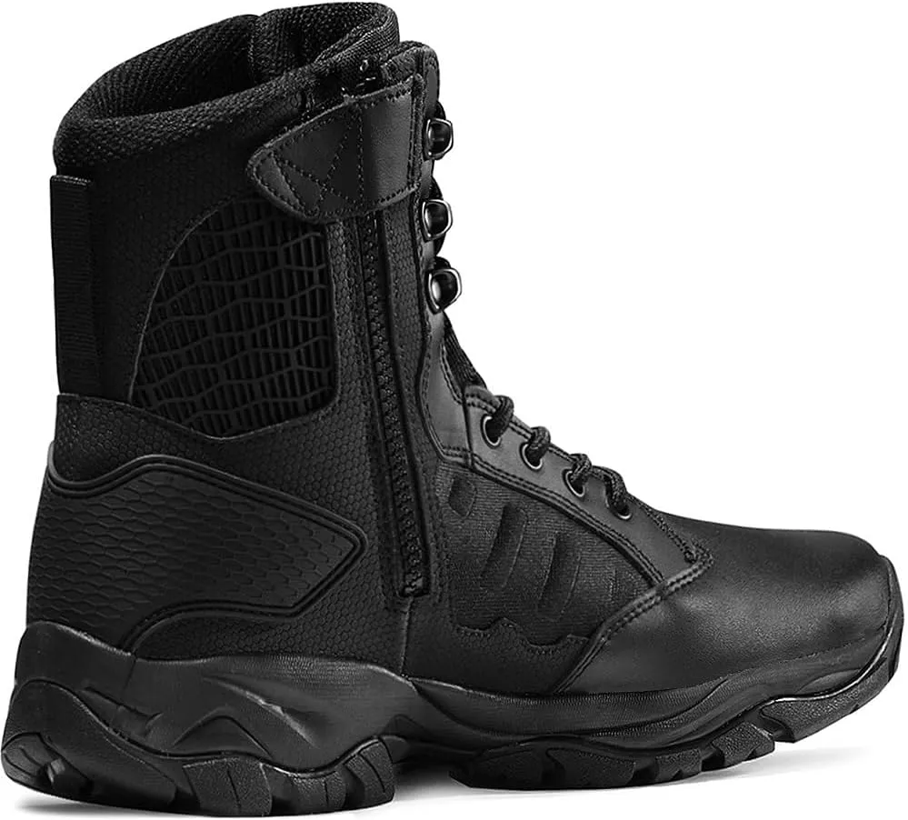CQR Men's Military Tactical Boots, Lightweight 6 Inches Hiking Combat Boot Durable Breathable Outdoor Work Motorcycle Footwear